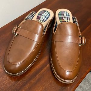 Tan Sperry Mules